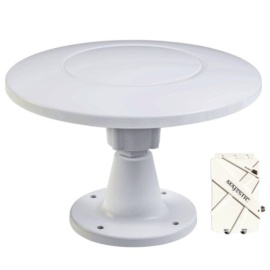 Majestic UFO X Ultra High Gain 30dB Digital TV Antenna - 12V [UFO X] - Twin Screws Marine Service