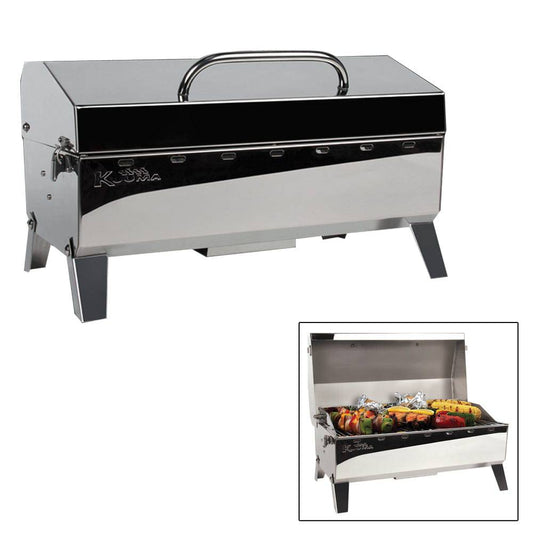 Kuuma Stow N Go 160 Gas Grill w/Thermometer and Ignitor [58131] - Twin Screws Marine Service