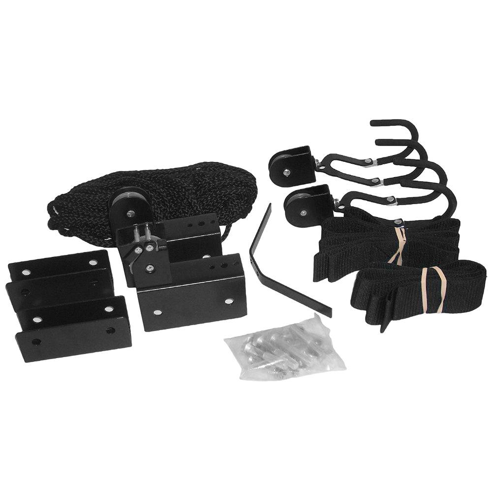 Attwood Kayak Hoist System - Black [11953-4] - Twin Screws Marine Service