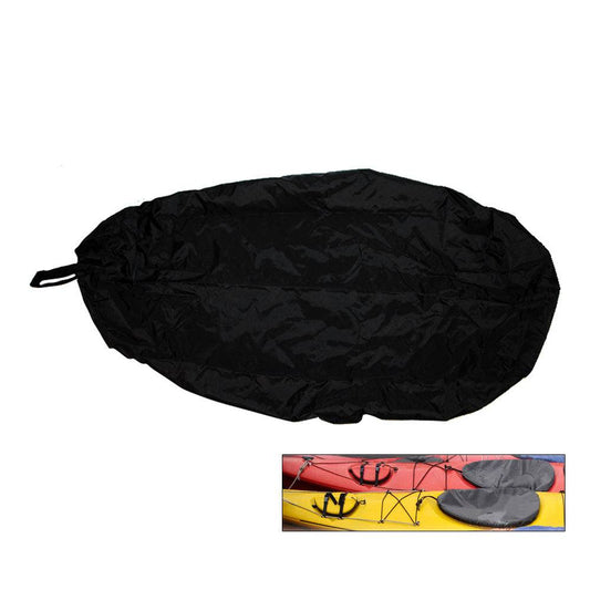 Attwood Universal Fit Kayak Cockpit Cover - Black [11775-5] - Twin Screws Marine Service