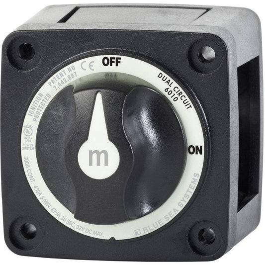Blue Sea 6010200 Battery Switch Dual Circuit - Black [6010200] - Twin Screws Marine Service