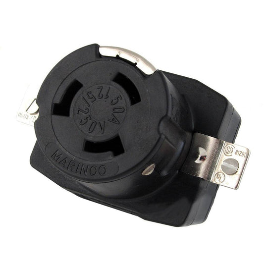 Marinco 6369CR 125/250V 50Amp Wire Dockside Receptacle [6369CR] - Twin Screws Marine Service