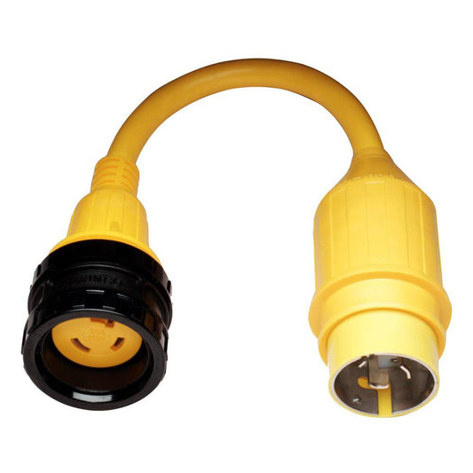 Marinco 110A Pigtail Adapter - 30A Female to 50A Male [110A] - Twin Screws Marine Service