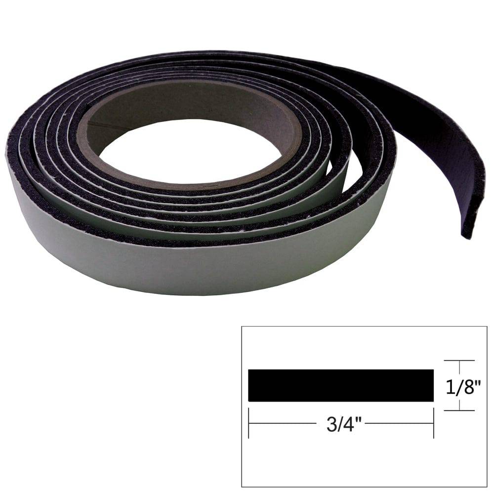 TACO Hatch Tape 8'L x "H x "W - Black [V30-0744B8-2] - Twin Screws Marine Service