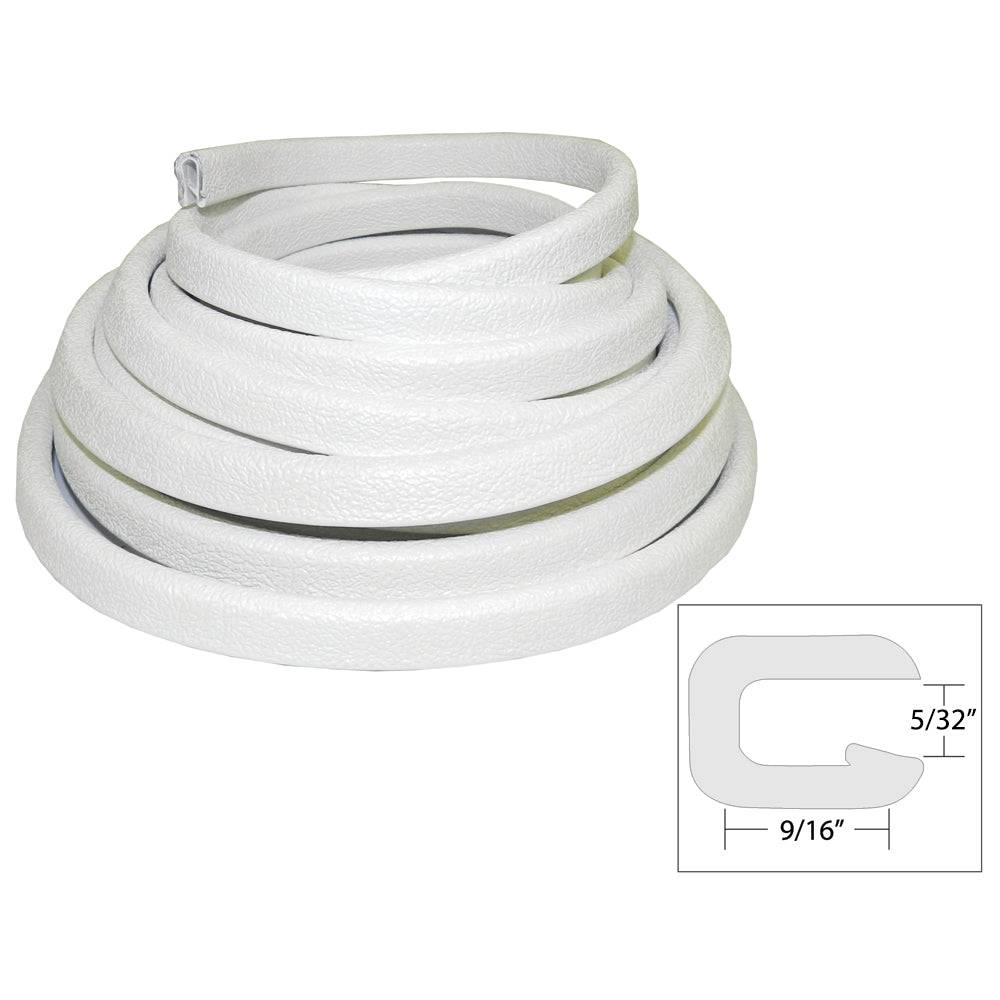 TACO Flexible Vinyl Trim - 5/32" Opening x 9/16"W x 25'L - White [V30-1005W25-1] - Twin Screws Marine Service