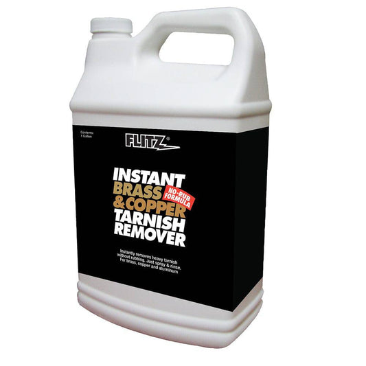 Flitz Instant Brass & Copper Tarnish Remover - 1 Gallon [BC 01810] - Twin Screws Marine Service