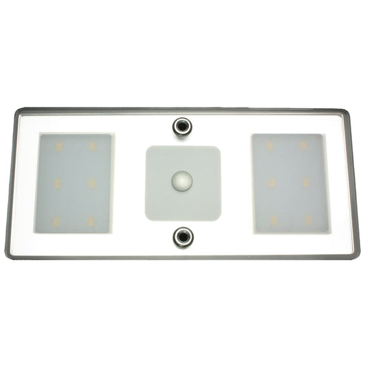 Lunasea LED Ceiling/Wall Light Fixture - Touch Dimming - Warm White - 6W [LLB-33CW-81-OT] - Twin Screws Marine Service
