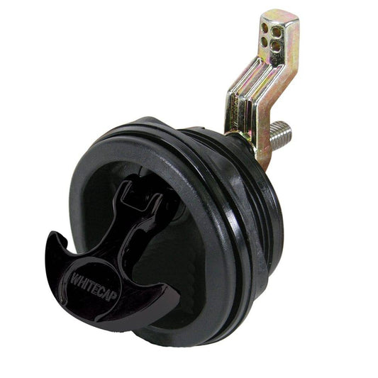 Whitecap T-Handle Latch - Nylon Black/Black - Non-Locking [3230BC] - Twin Screws Marine Service