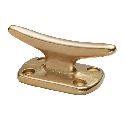 Whitecap Fender Cleat - Polished Brass - 2" [S-976BC] - Twin Screws Marine Service