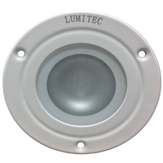 Lumitec Shadow - Flush Mount Down Light - White Finish - White Non-Dimming [114123] - Twin Screws Marine Service