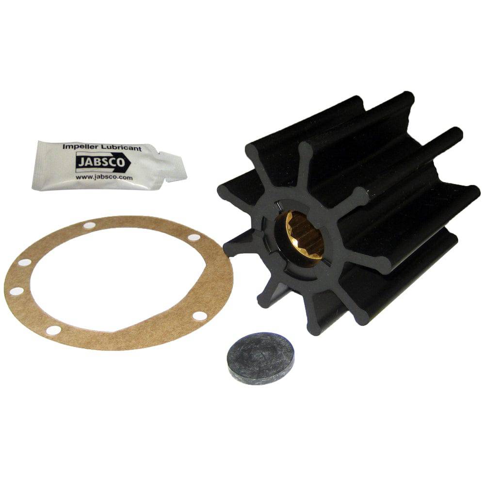 Jabsco Impeller Kit - 9 Blade - Nitrile - 3-3/4" Diameter x 3-1/2" W, 1" Shaft Diameter [6760-0003-P] - Twin Screws Marine Service