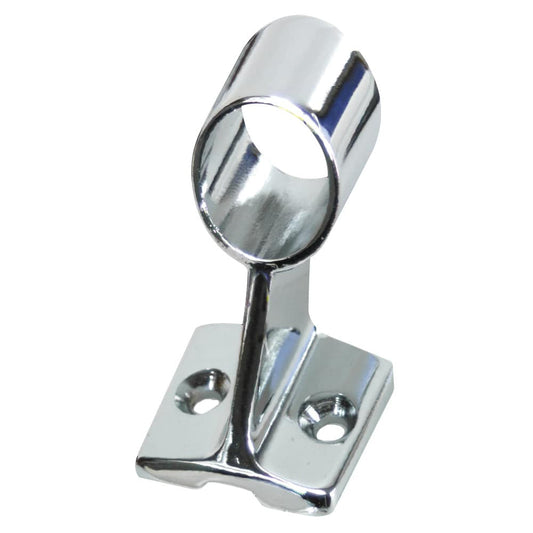 Whitecap Center Handrail Stanchion - 316 Stainless Steel - 7/8" Tube O.D. - 2 #10 Fasteners [6079C] - Twin Screws Marine Service