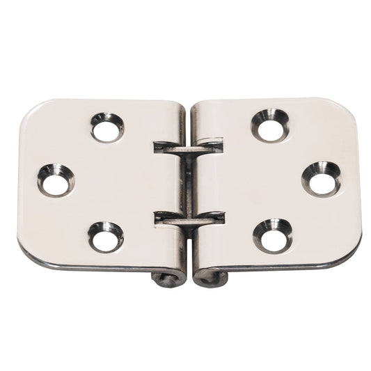 Whitecap Flush Mount 2-Pin Hinge - 304 Stainless Steel - 2-13/16 x 1-9/16 [S-3705] - Twin Screws Marine Service