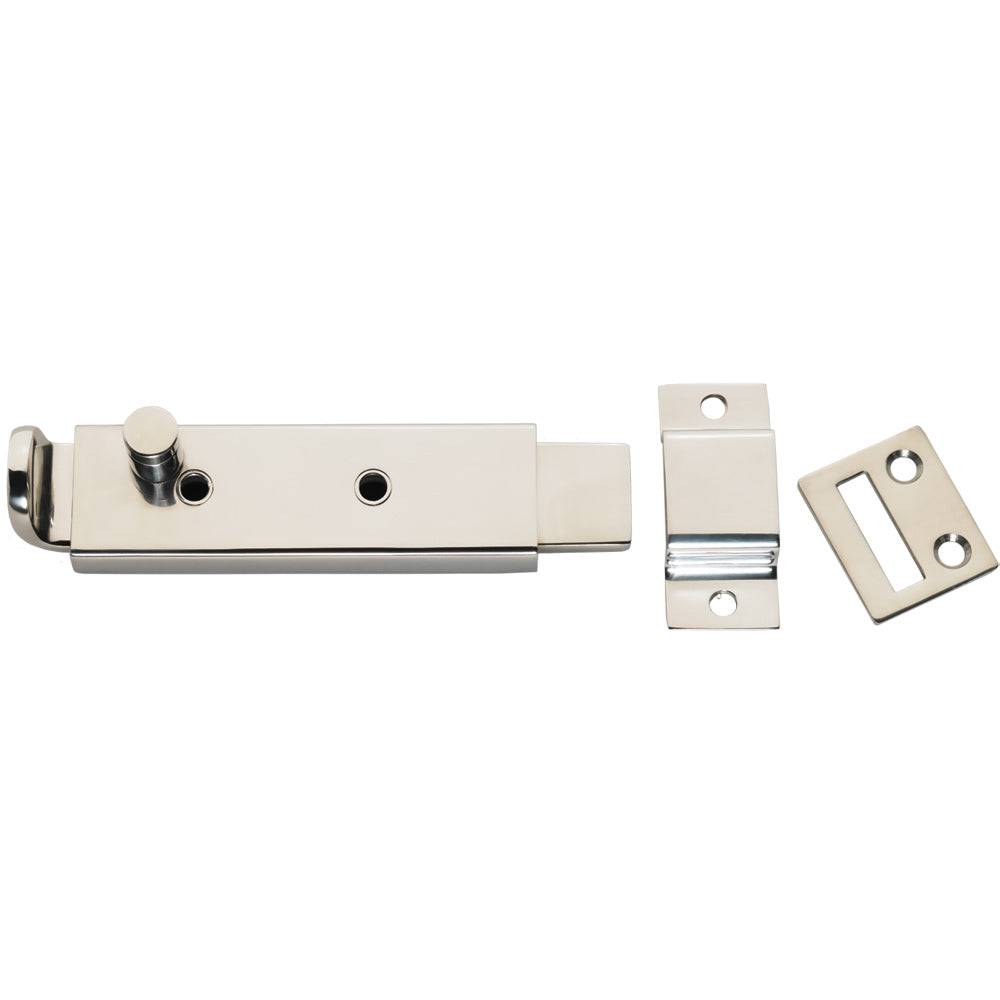 Whitecap Spring Loaded Slide Bolt/Latch - 316 Stainless Steel - 5-5/16" [S-588C] - Twin Screws Marine Service
