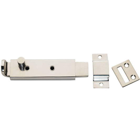 Whitecap Spring Loaded Slide Bolt/Latch - 316 Stainless Steel - 5-5/16" [S-588C] - Twin Screws Marine Service