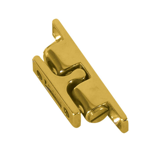 Whitecap Stud Catch - Brass - 2-1/4" x 7/16" [S-5033] - Twin Screws Marine Service