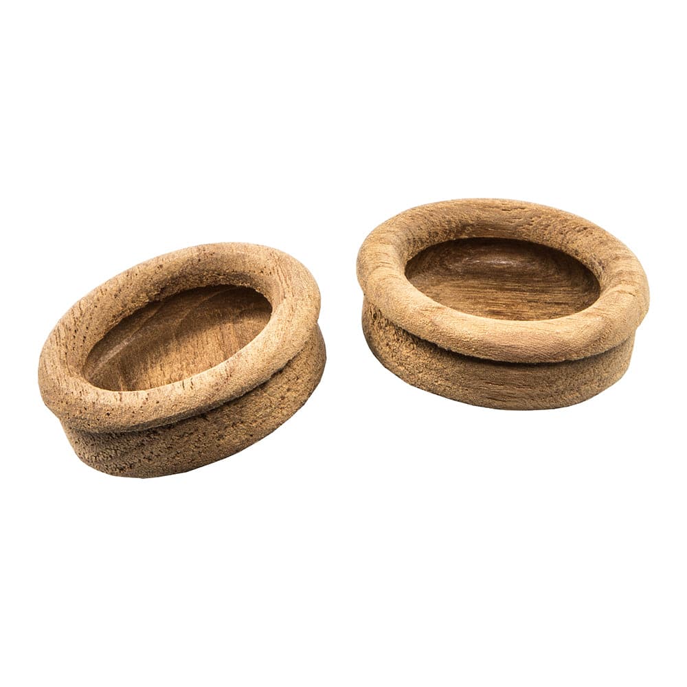 Whitecap Teak Round Drawer Pull - 1-3/8" Round - 2 Pack [60127-A] - Twin Screws Marine Service