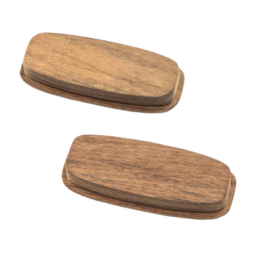 Whitecap Teak Rectangular Drawer Pull - 3-1/4"L - 2 Pack [60135-A] - Twin Screws Marine Service