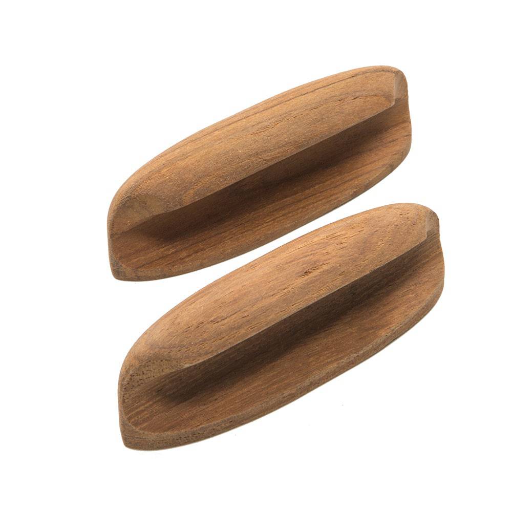 Whitecap Teak Oval Drawer Pull - 4"L - 2 Pack [60147-A] - Twin Screws Marine Service