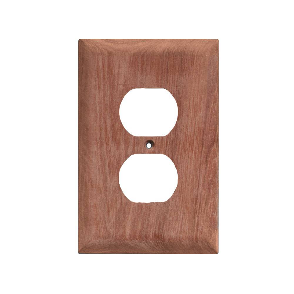 Whitecap Teak Outlet Cover/Receptacle Plate [60170] - Twin Screws Marine Service