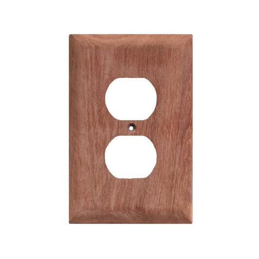 Whitecap Teak Outlet Cover/Receptacle Plate [60170] - Twin Screws Marine Service