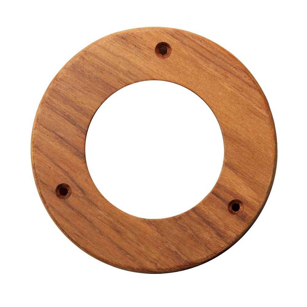 Whitecap Teak Trim Ring - 4" Inner Diameter Opening [61974] - Twin Screws Marine Service