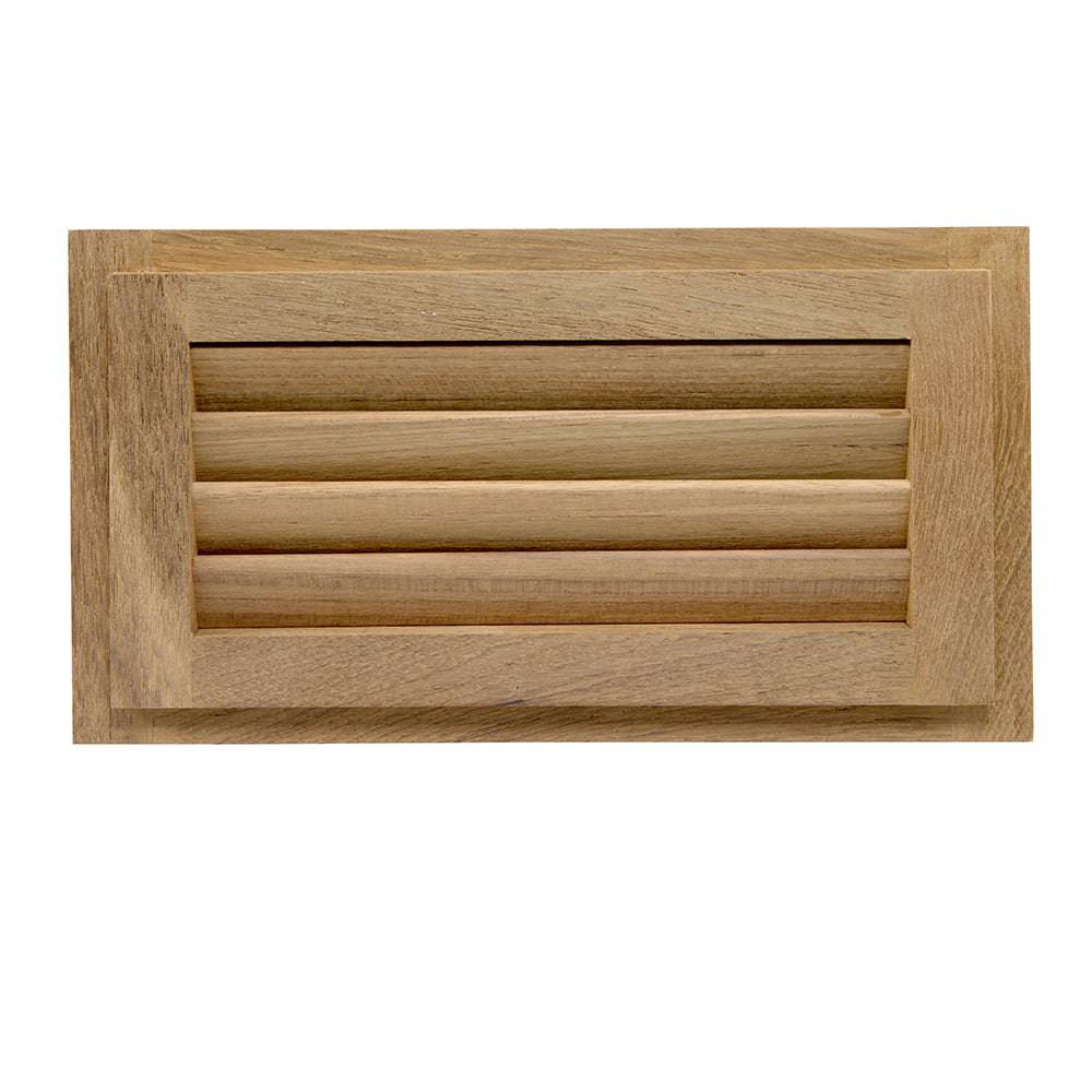 Whitecap Teak Louvered Insert - 6-3/8" x 11-3/16" x 3/4" [60714] - Twin Screws Marine Service
