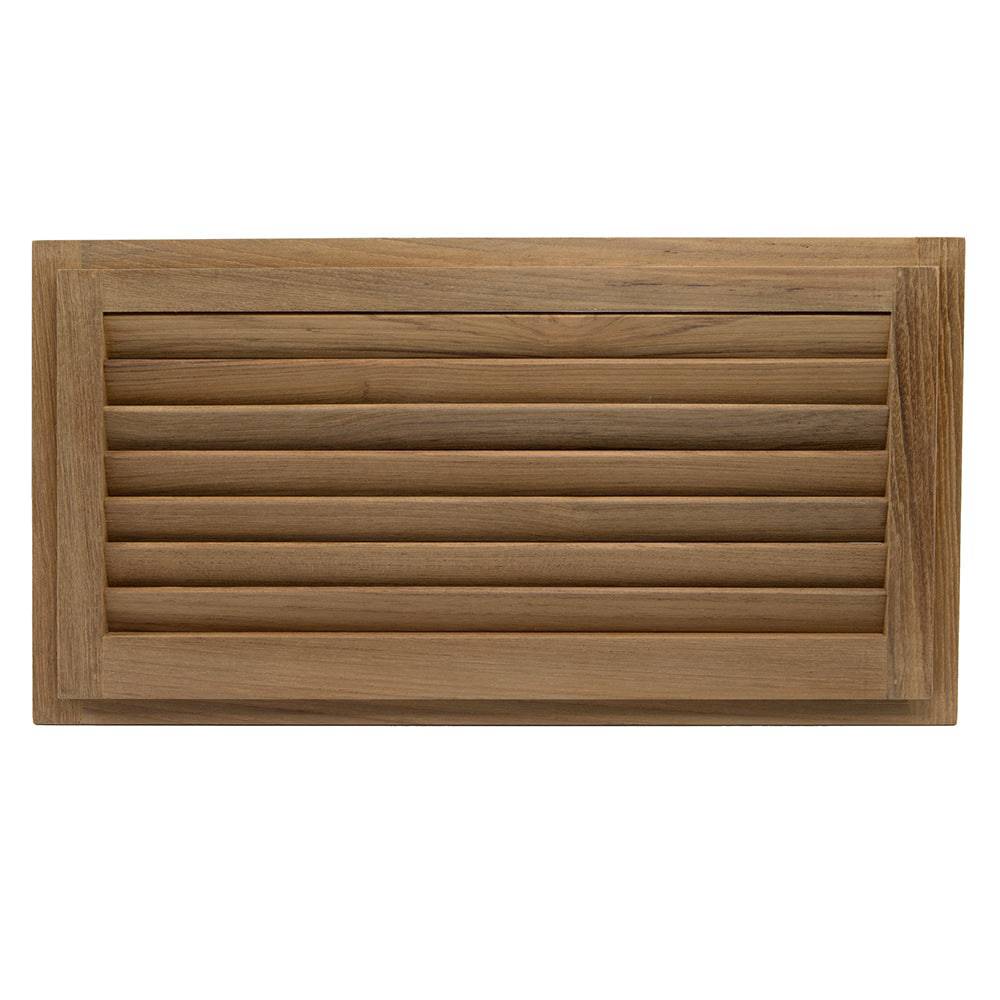 Whitecap Teak Louvered Insert - 9-3/8" x 18" x 3/4" [60716] - Twin Screws Marine Service