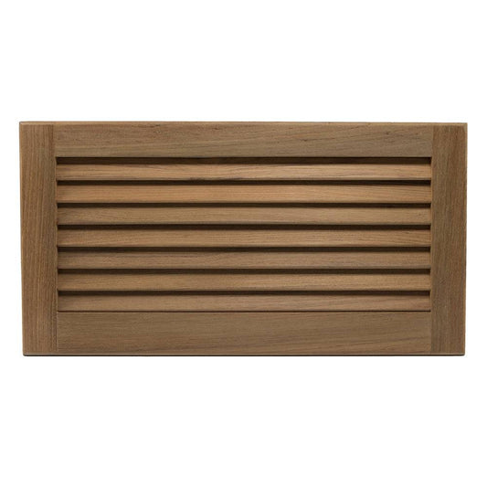 Whitecap Teak Louvered Insert - 9-3/8" x 18" x 3/4" [60716] - Twin Screws Marine Service