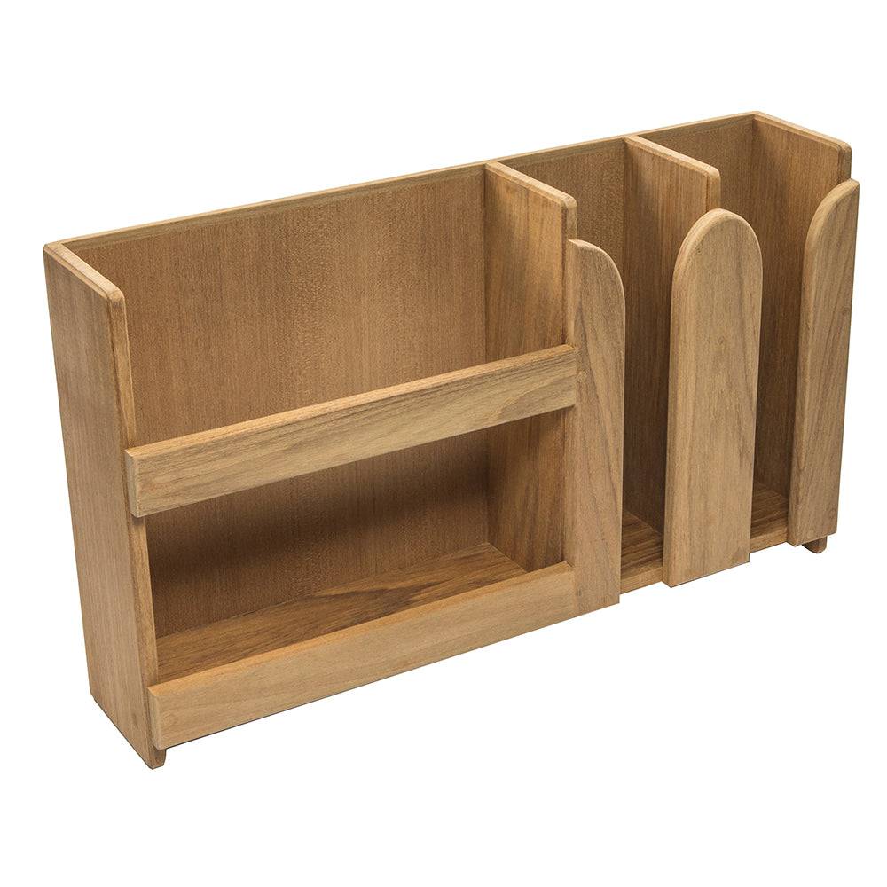 Whitecap Teak Dish/Cup Holder [62406] - Twin Screws Marine Service