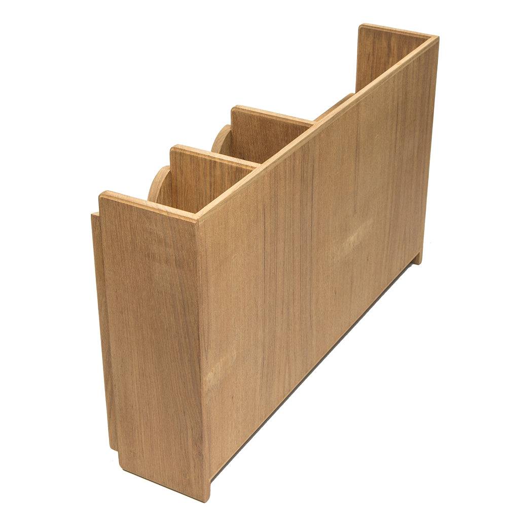 Whitecap Teak Dish/Cup Holder [62406] - Twin Screws Marine Service