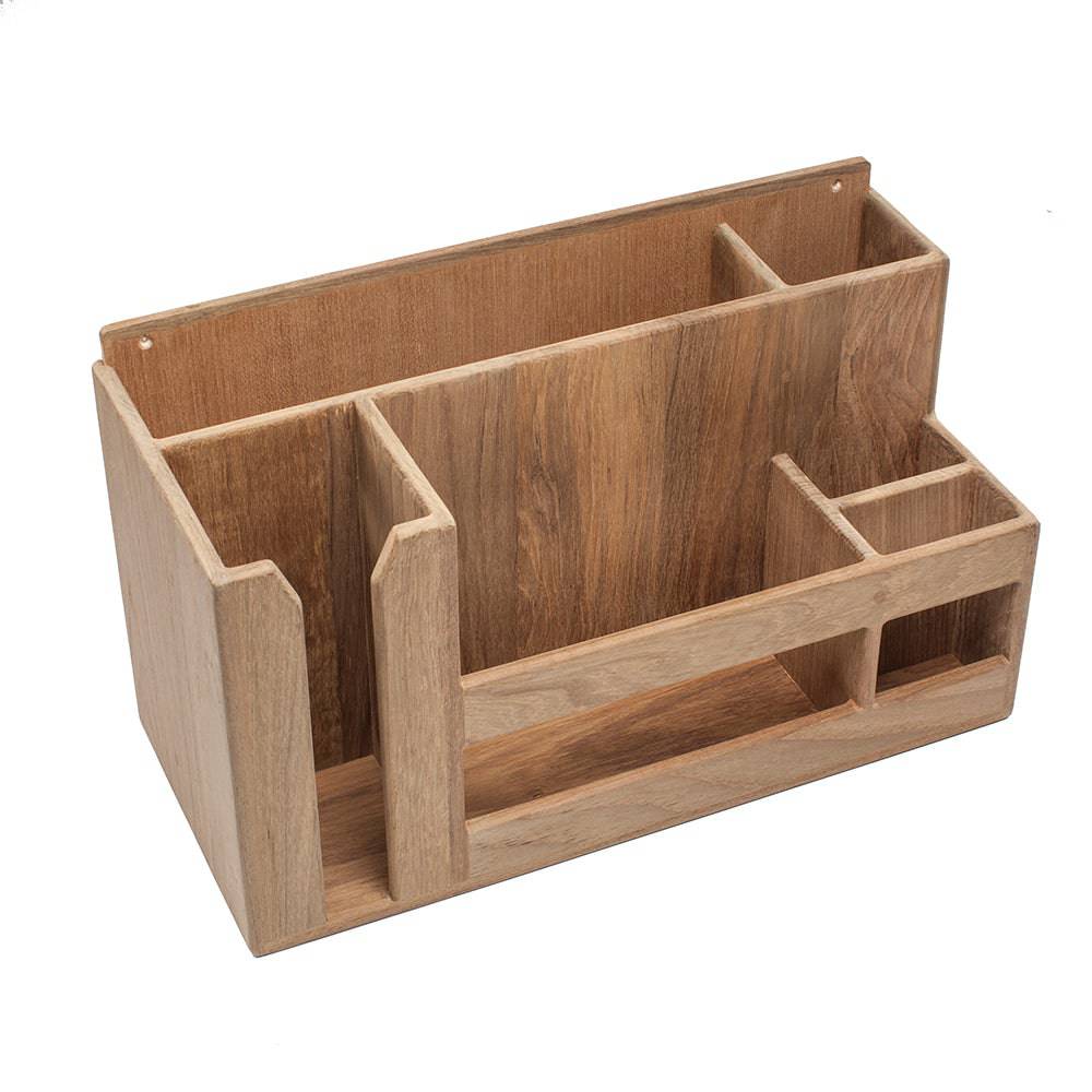 Whitecap Teak Dish/Cup/Utensil Holder [62404] - Twin Screws Marine Service