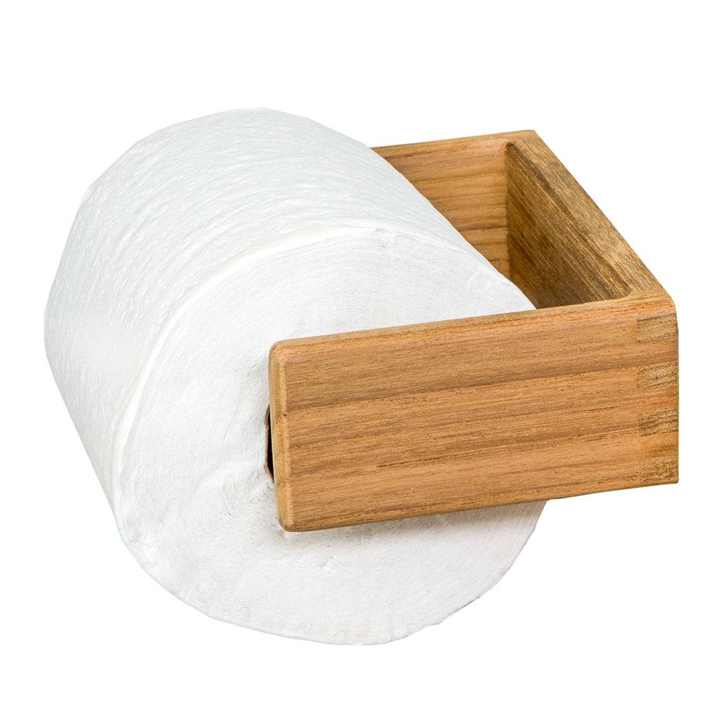 Whitecap Teak Toilet Tissue Rack [62322] - Twin Screws Marine Service