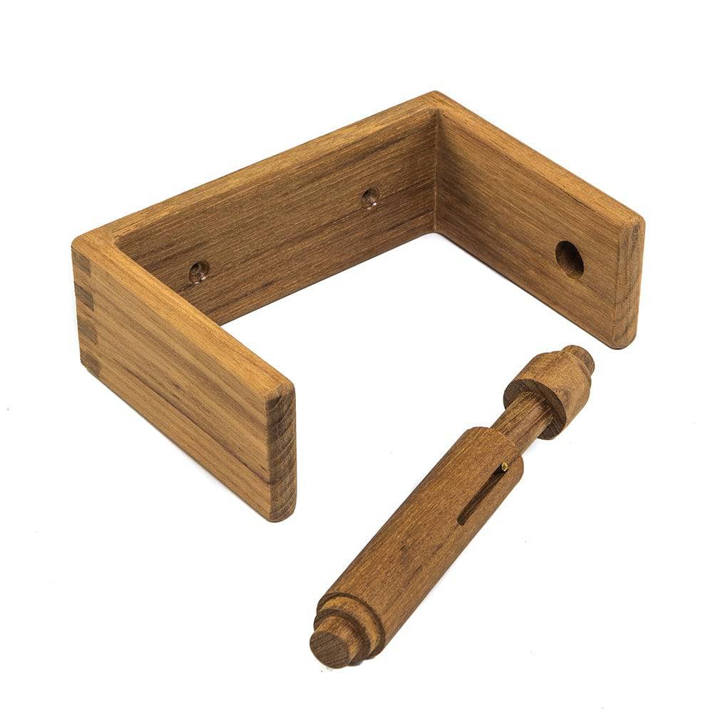 Whitecap Teak Toilet Tissue Rack [62322] - Twin Screws Marine Service