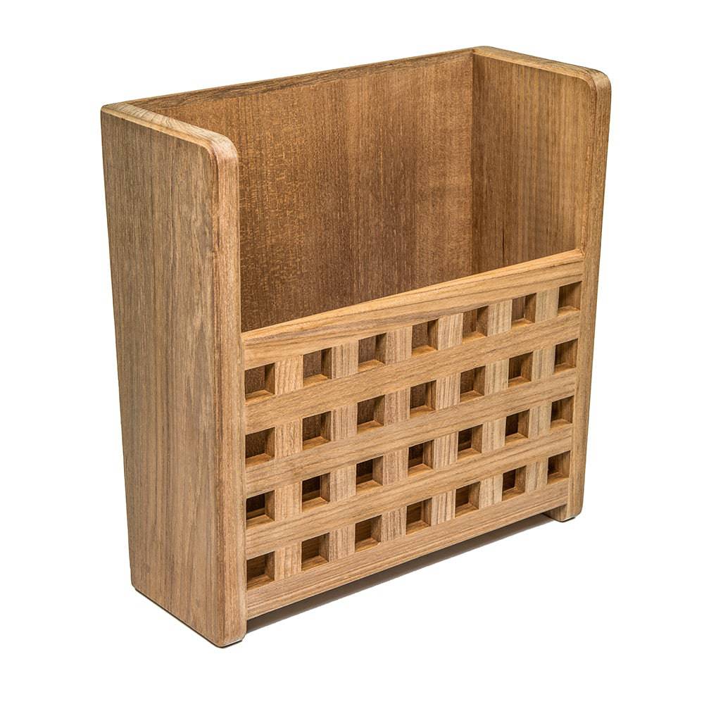 Whitecap Teak Grate Front Magazine Rack [62502] - Twin Screws Marine Service