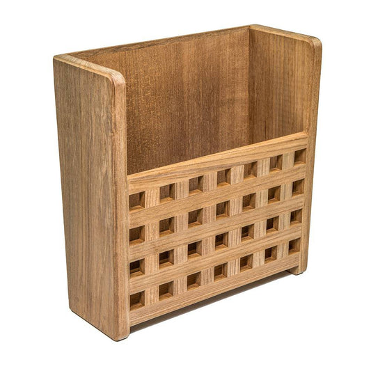 Whitecap Teak Grate Front Magazine Rack [62502] - Twin Screws Marine Service