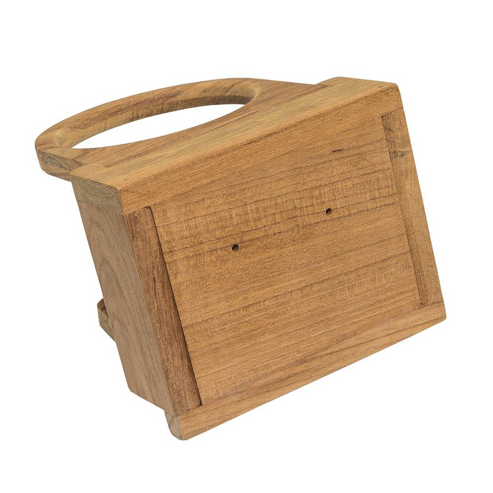 Whitecap Teak Folding Insulated Drink Holder [62602] - Twin Screws Marine Service