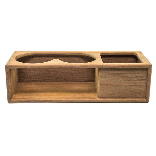 Whitecap Teak Two Insulated Drink/Binocular Rack w/Tray [62616] - Twin Screws Marine Service
