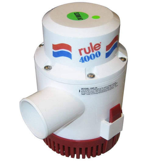 Rule 4000 Non-Automatic Bilge Pump - 24V [56D-24] - Twin Screws Marine Service