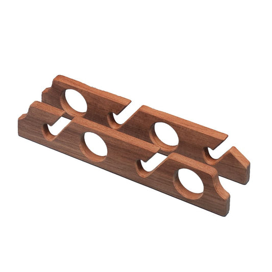 Whitecap Teak Four-Rod Storage Rack - Pair [60612] - Twin Screws Marine Service