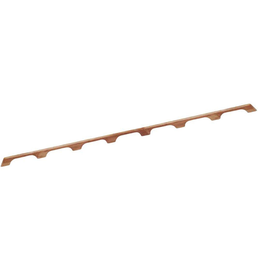 Whitecap Teak Handrail - 7 Loops - 73"L [60112] - Twin Screws Marine Service