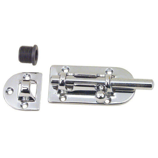 Perko 3" Chrome Barrel Bolt [0947DP1CHR] - Twin Screws Marine Service