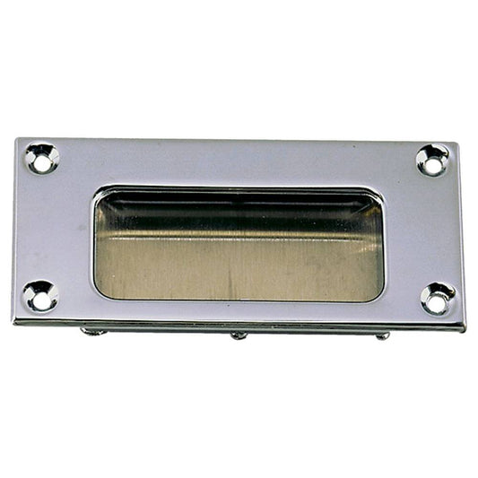 Perko Flush Pull - Chrome Plated Zinc [1110DP0CHR] - Twin Screws Marine Service
