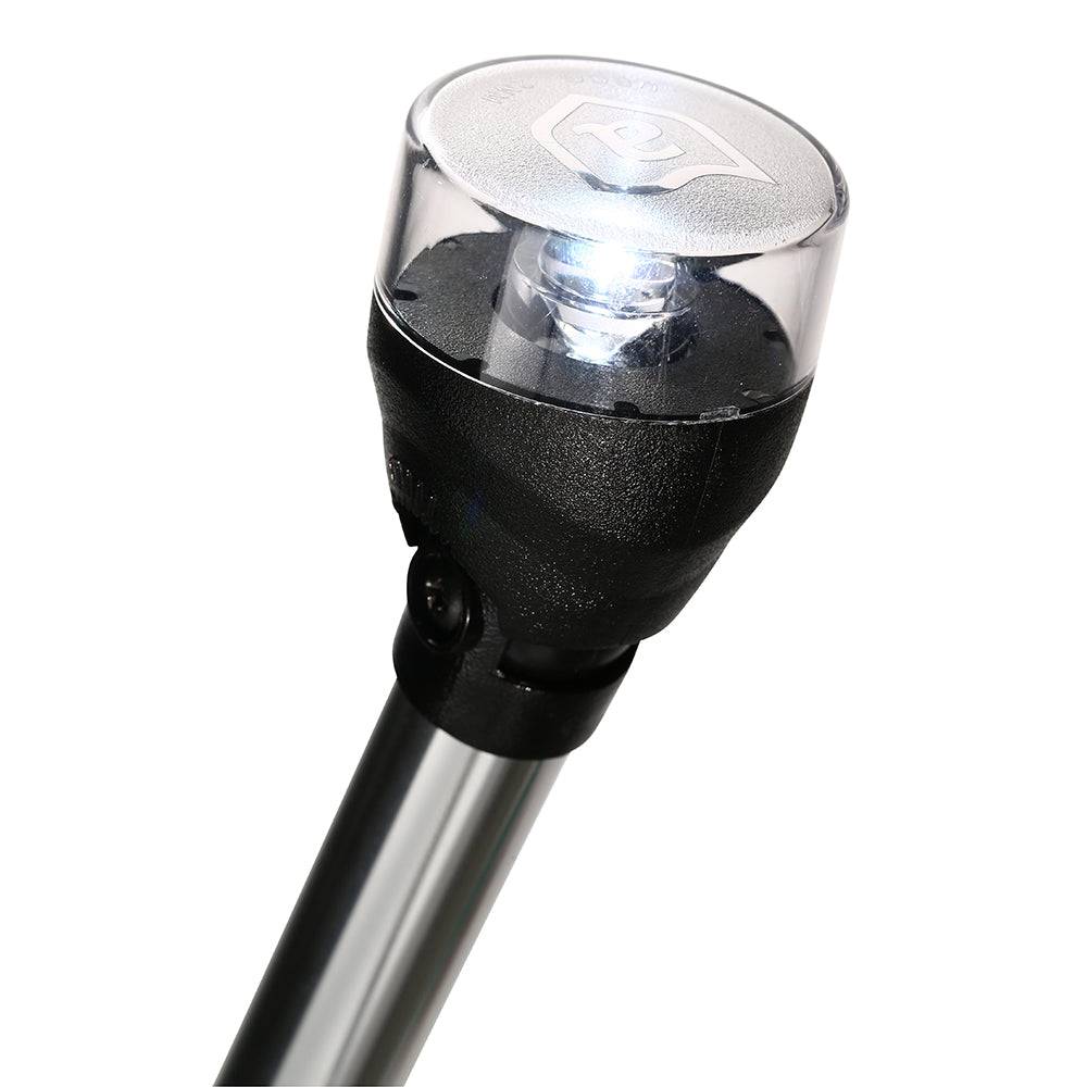 Attwood LED Articulating All Around Light - 36" Pole [5530-36A7] - Twin Screws Marine Service
