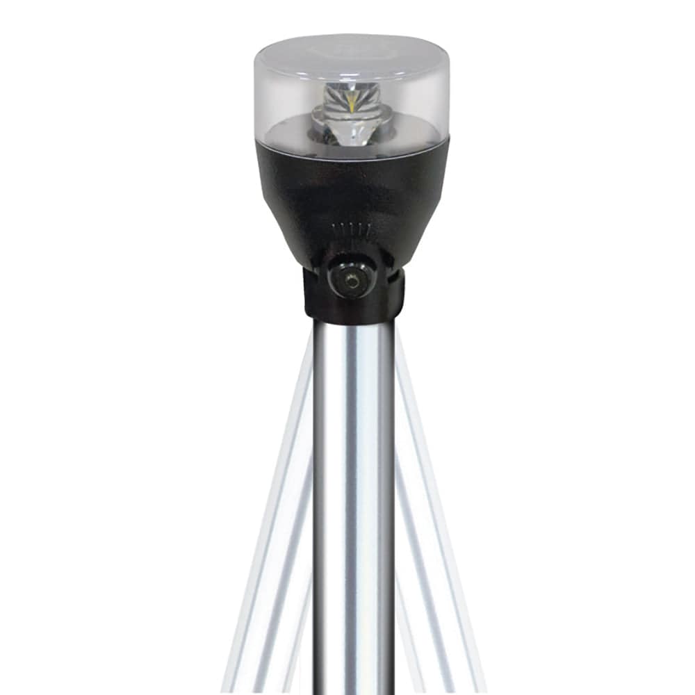 Attwood LED Articulating All Around Light - 42" Pole [5530-42A7] - Twin Screws Marine Service