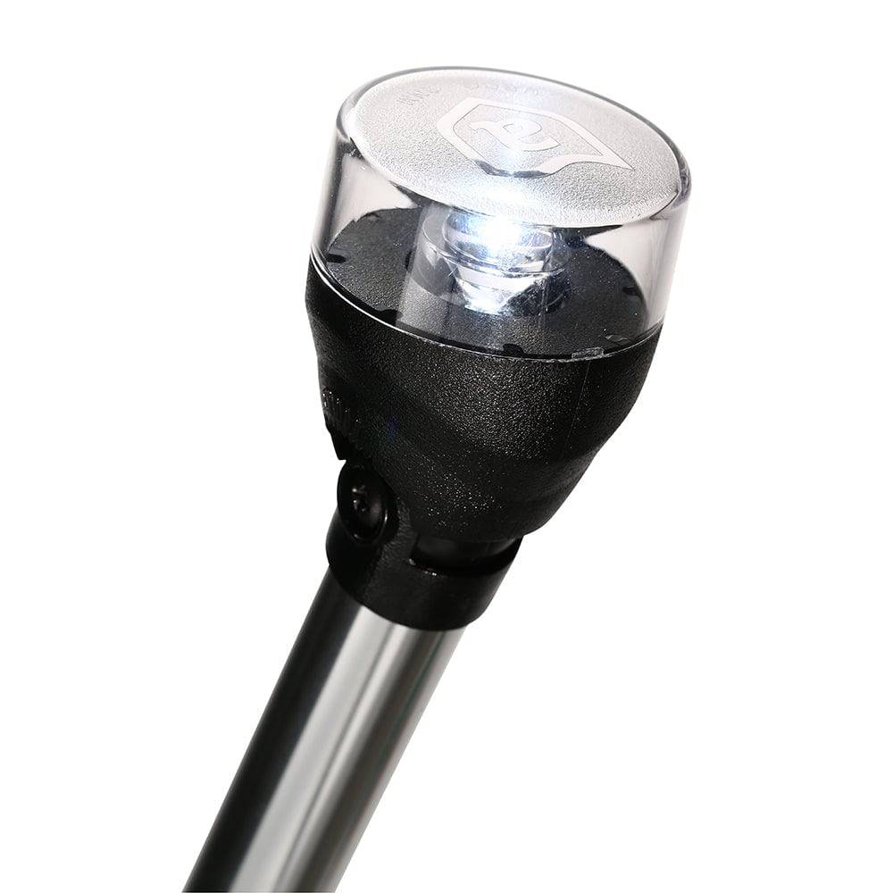 Attwood LED Articulating All Around Light - 42" Pole [5530-42A7] - Twin Screws Marine Service
