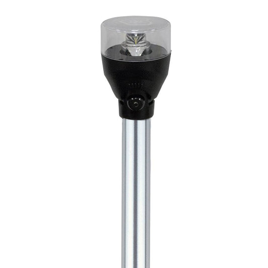 Attwood LED Articulating All Around Light - 42" Pole [5530-42A7] - Twin Screws Marine Service