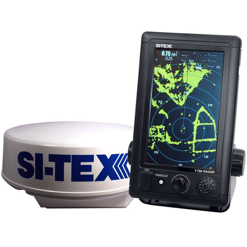 SI-TEX T-760 Compact Color Radar w/4kW 18" Dome - 7" Touchscreen [T-760] - Twin Screws Marine Service