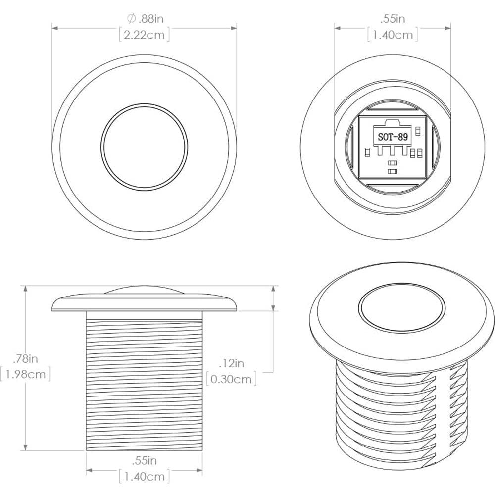 Lumitec Newt - Livewell  Courtesy Light - Warm White Non-Dimming [101240] - Twin Screws Marine Service