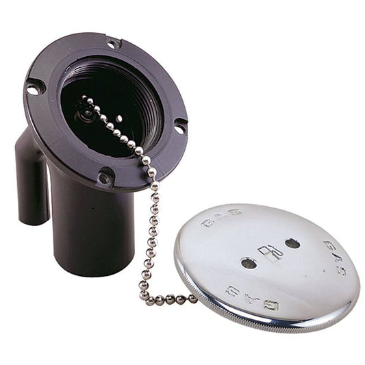 Perko 0540 Gas Fill/Vent f/1-1/2" Hose - Angled Neck [0540DPGCHR] - Twin Screws Marine Service